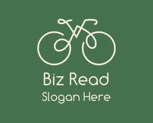 Green Bicycle Bike logo design