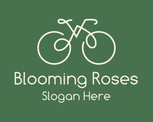 Green Bicycle Bike logo design