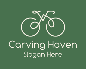 Green Bicycle Bike logo design