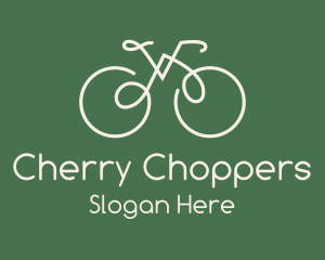 Green Bicycle Bike logo design