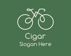 Green Bicycle Bike logo design