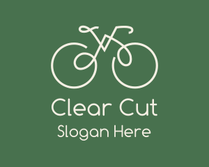 Green Bicycle Bike logo design