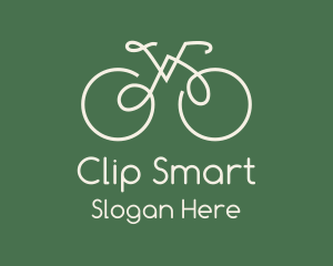 Green Bicycle Bike logo design