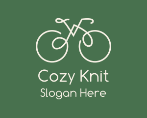 Green Bicycle Bike logo design