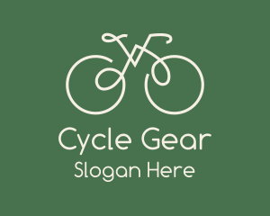 Green Bicycle Bike logo