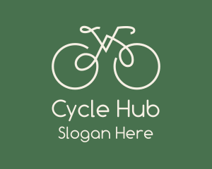 Green Bicycle Bike logo