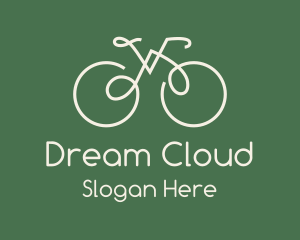 Green Bicycle Bike logo design