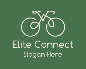 Green Bicycle Bike logo design