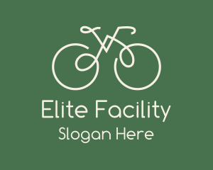 Green Bicycle Bike logo design