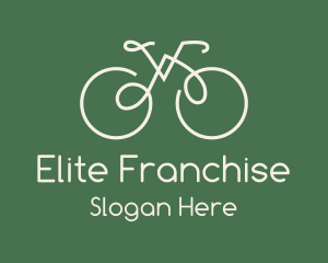 Green Bicycle Bike logo design