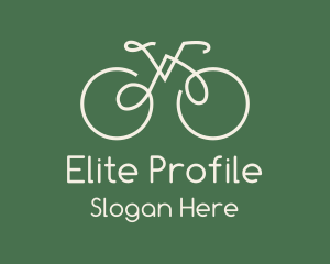 Green Bicycle Bike logo design