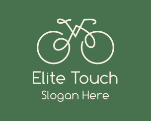 Green Bicycle Bike logo design