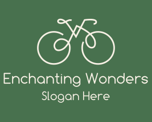 Green Bicycle Bike logo design