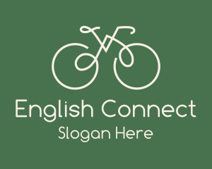 Green Bicycle Bike logo design