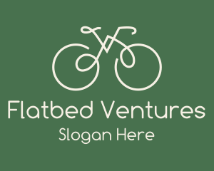 Green Bicycle Bike logo design