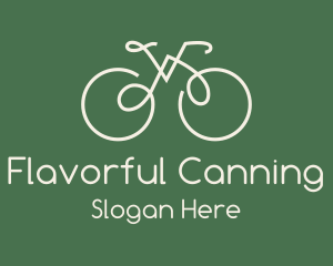 Green Bicycle Bike logo design