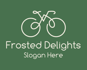 Green Bicycle Bike logo design