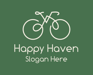 Green Bicycle Bike logo design