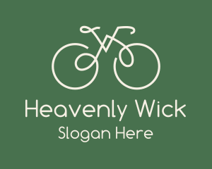 Green Bicycle Bike logo design