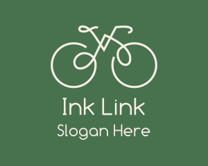 Green Bicycle Bike logo design