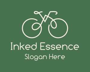 Green Bicycle Bike logo design