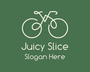 Green Bicycle Bike logo design