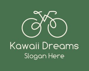 Green Bicycle Bike logo design