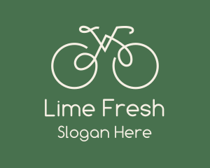 Green Bicycle Bike logo design