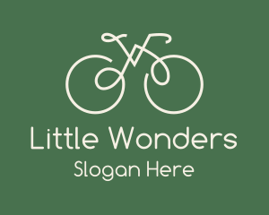 Green Bicycle Bike logo design