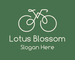 Green Bicycle Bike logo design