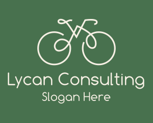 Green Bicycle Bike logo design