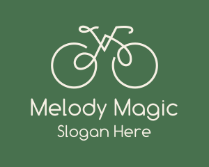 Green Bicycle Bike logo design