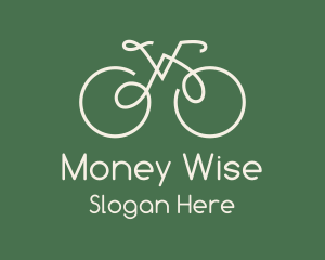 Green Bicycle Bike logo design