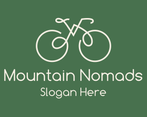 Green Bicycle Bike logo design