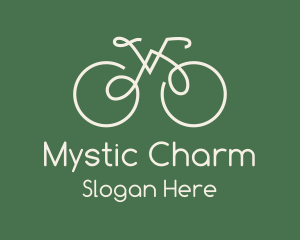 Green Bicycle Bike logo design