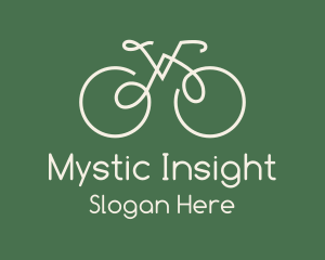 Green Bicycle Bike logo design