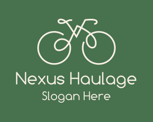 Green Bicycle Bike logo design