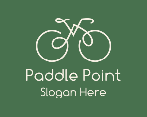 Green Bicycle Bike logo design