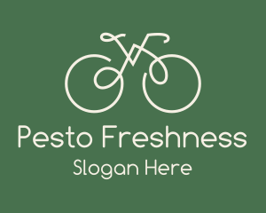 Green Bicycle Bike logo design