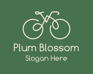 Green Bicycle Bike logo design