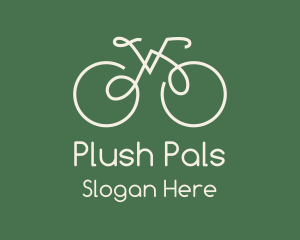 Green Bicycle Bike logo design