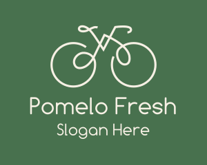 Green Bicycle Bike logo design