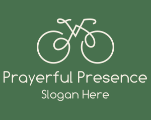 Green Bicycle Bike logo design