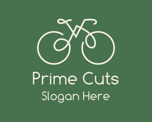 Green Bicycle Bike logo design