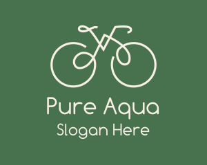 Green Bicycle Bike logo design