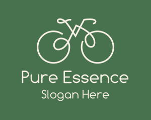 Green Bicycle Bike logo design