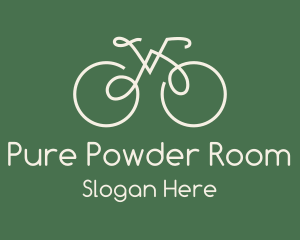 Green Bicycle Bike logo design