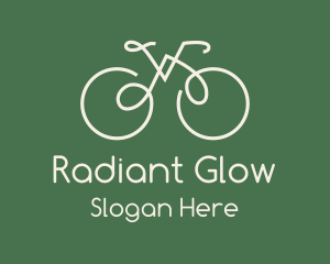 Green Bicycle Bike logo design