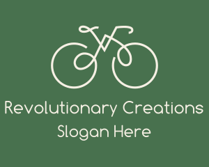 Green Bicycle Bike logo design