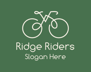 Green Bicycle Bike logo design